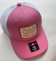 C&B Hat- Pink/White